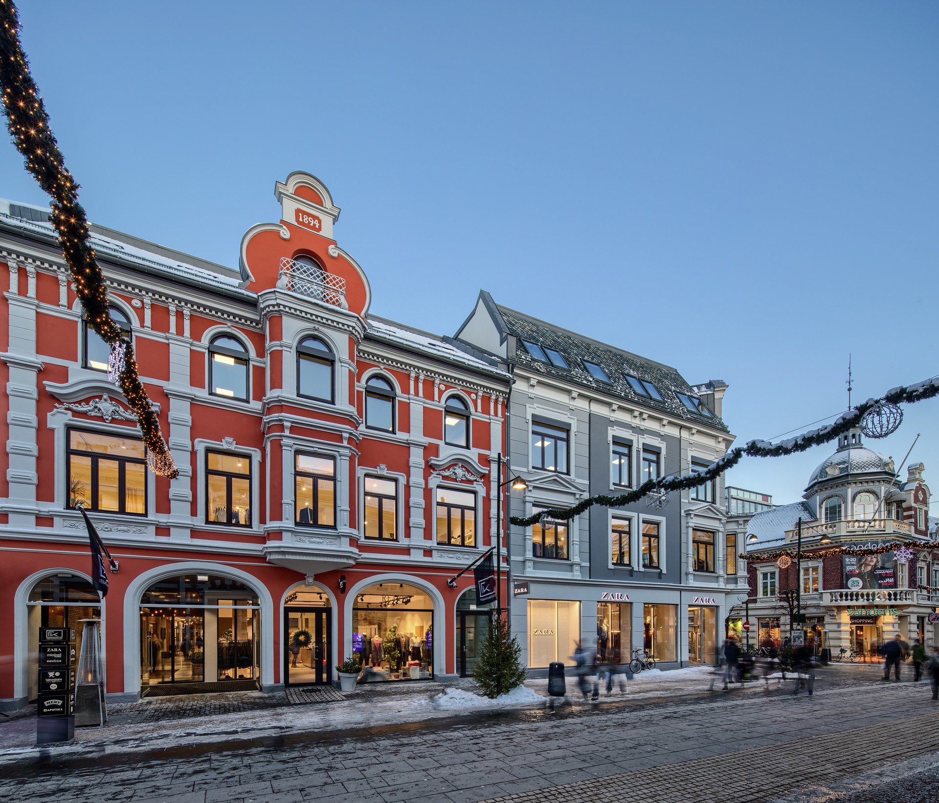 Torvkvartalet i Kristiansand BYV 00187 1920 Foto Sindre  Ellingsen